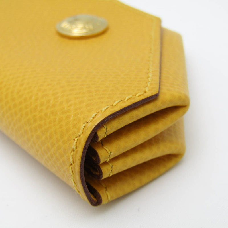 Hermès 24 Yellow Leather Wallet  (Pre-Owned)