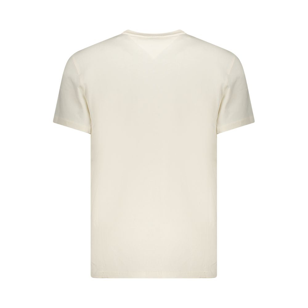 Tommy Hilfiger Bianco Cotton Mens Men's T-Shirt