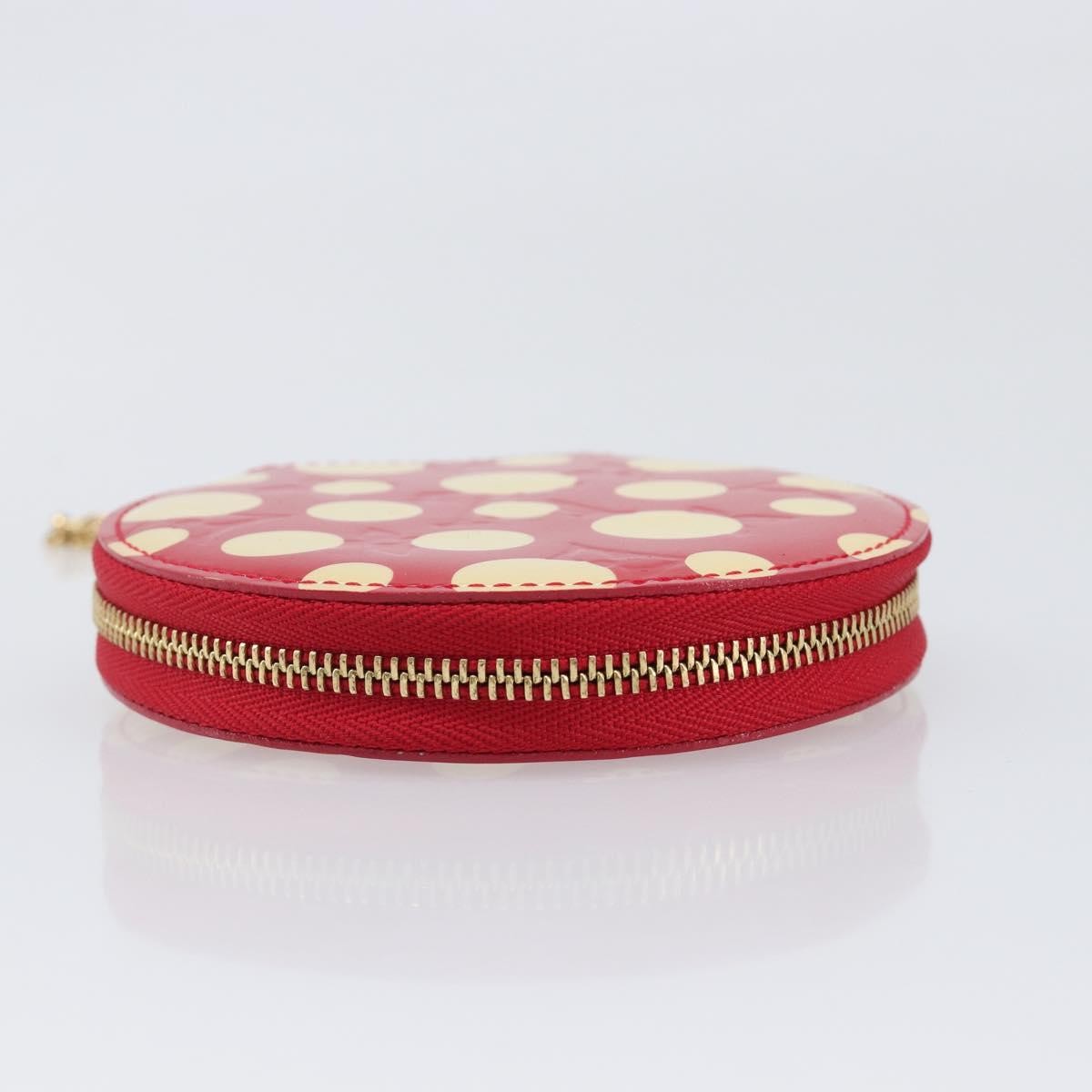 Louis Vuitton Boite Chapeau Coin Purse Patent Leather Red Patent_Leather Wallets Accessory (Pre-Owned)