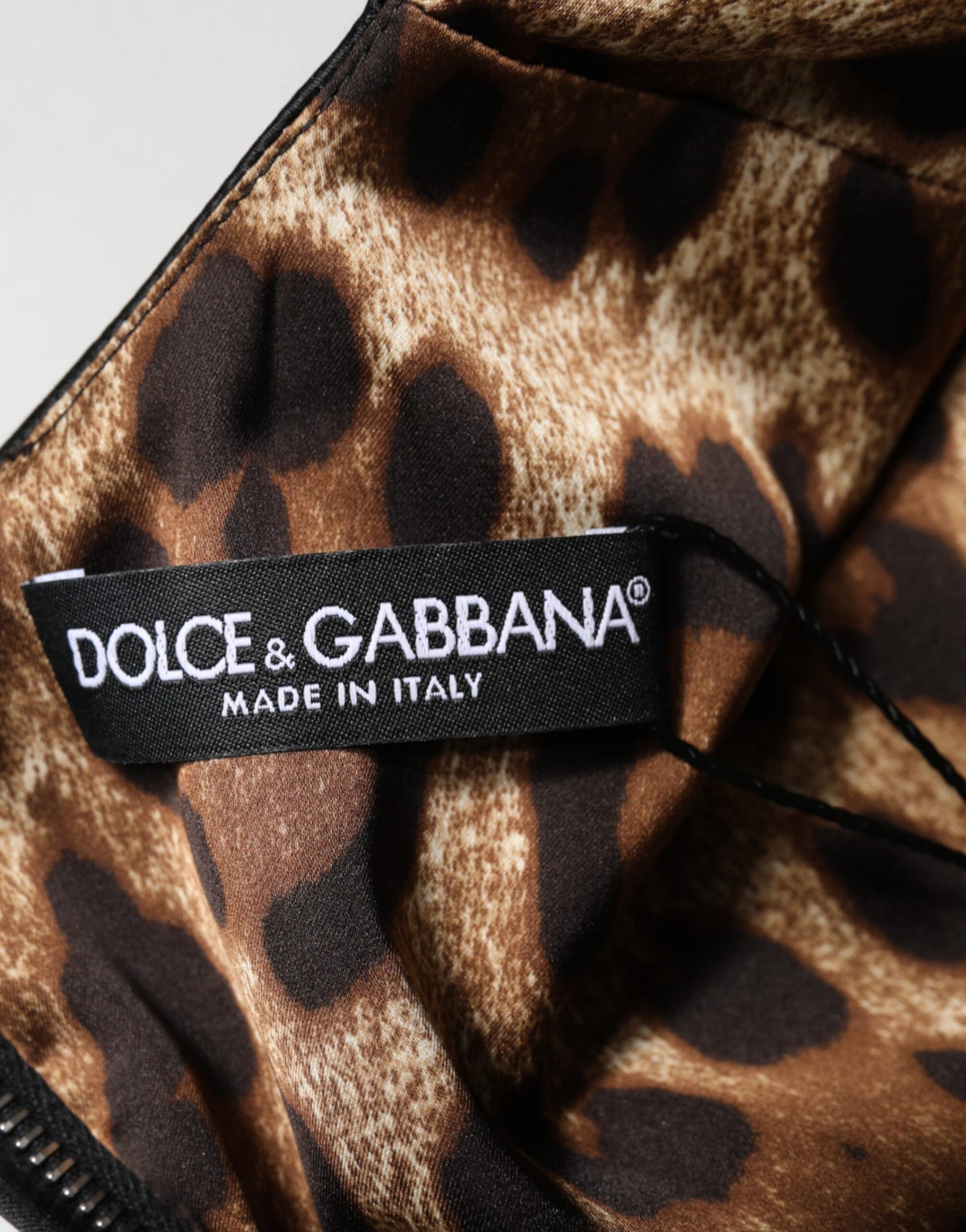 Dolce & Gabbana Black Satin Sheath Midi Cap Sleeves Women's Dress
