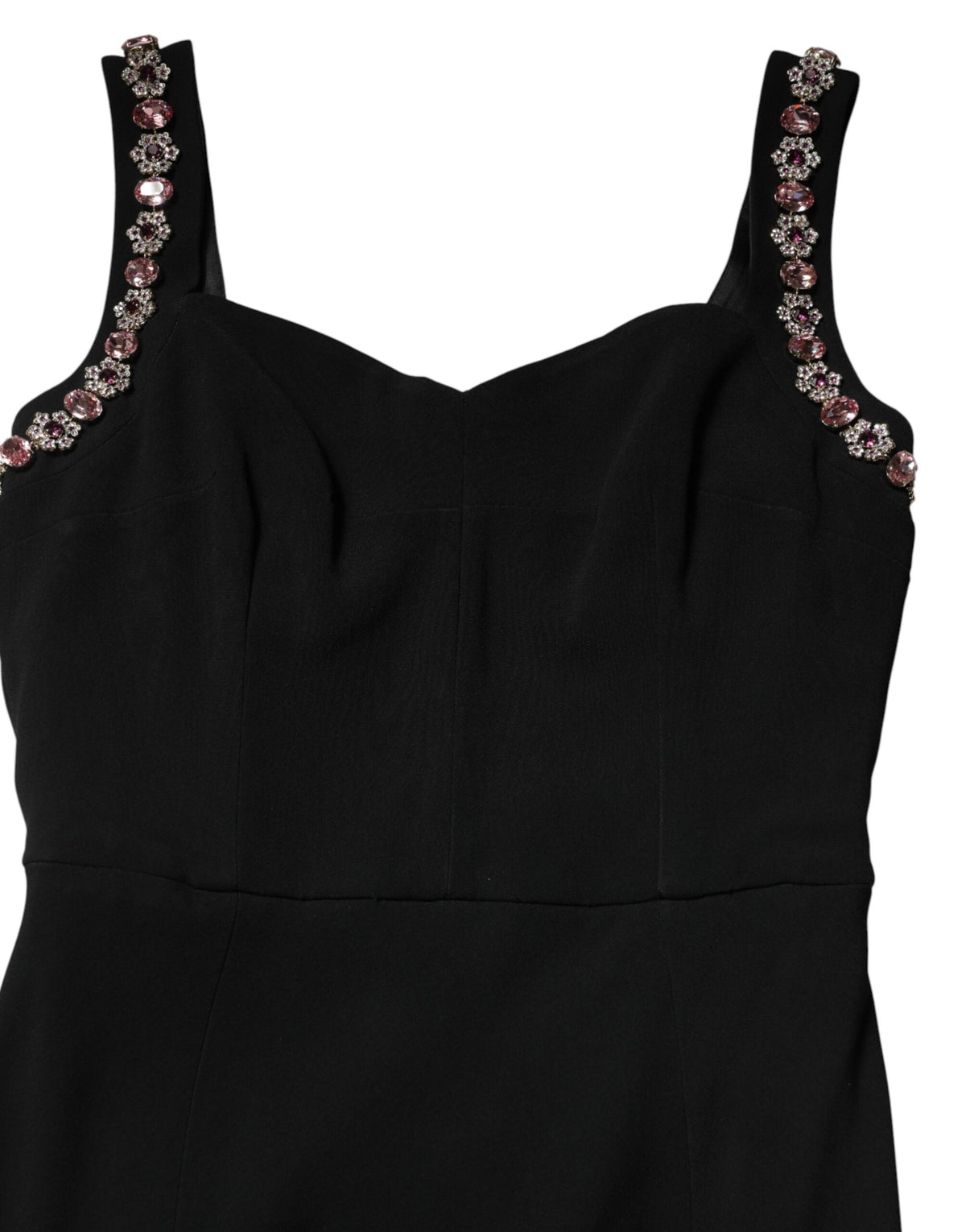 Dolce & Gabbana Black Embellished Bodycon Long Gown Women's Dress