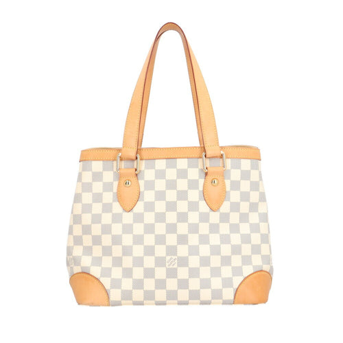 Louis Vuitton Hampstead White Canvas Tote Bag (Pre-Owned)