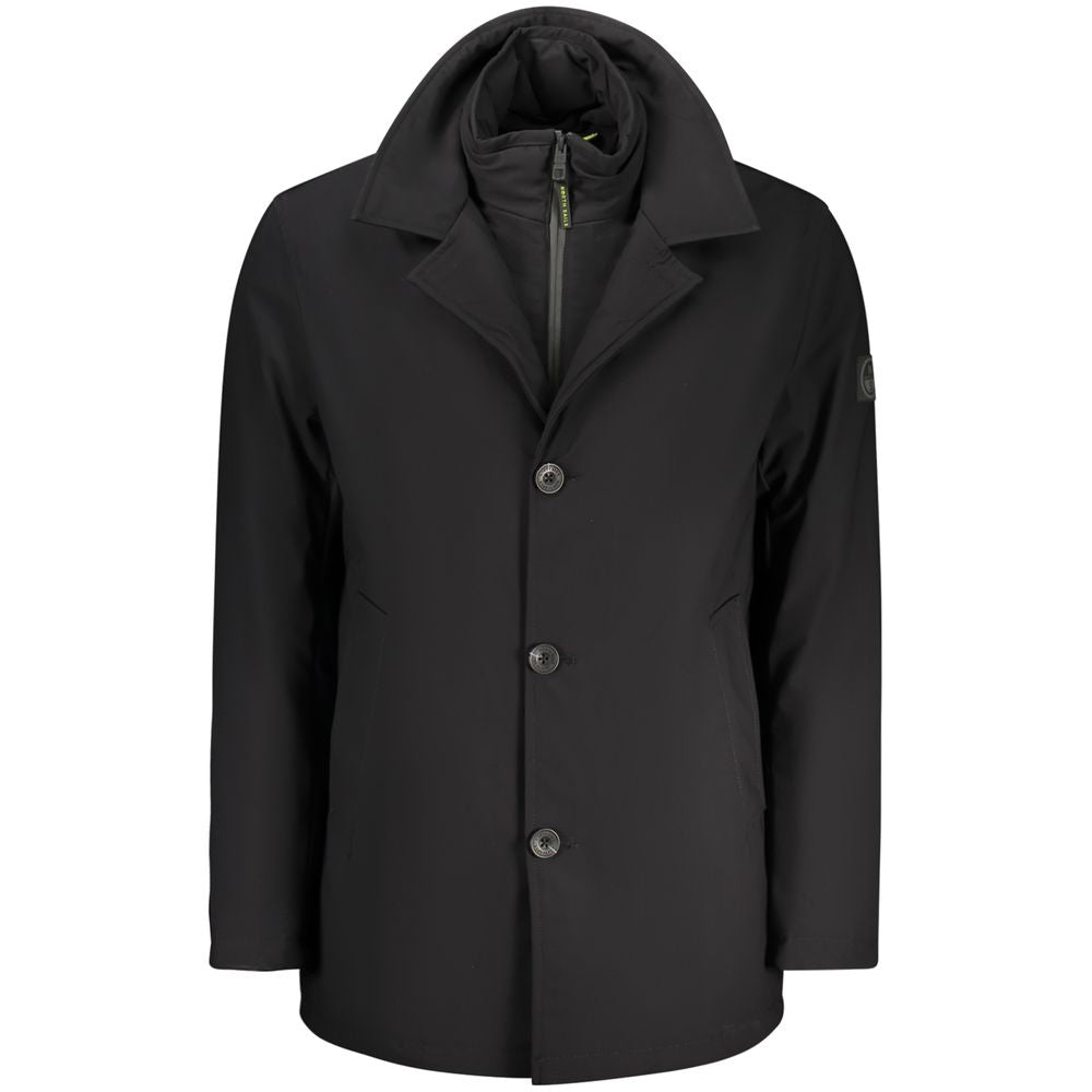 North Sails Black Polyester Men's Men's Jacket
