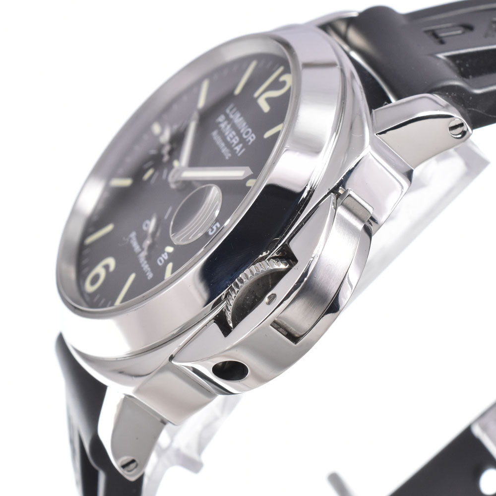 Panerai Luminor Power Reserve Automatic Stainless Steel And Rubber Watch (Pre-Owned)