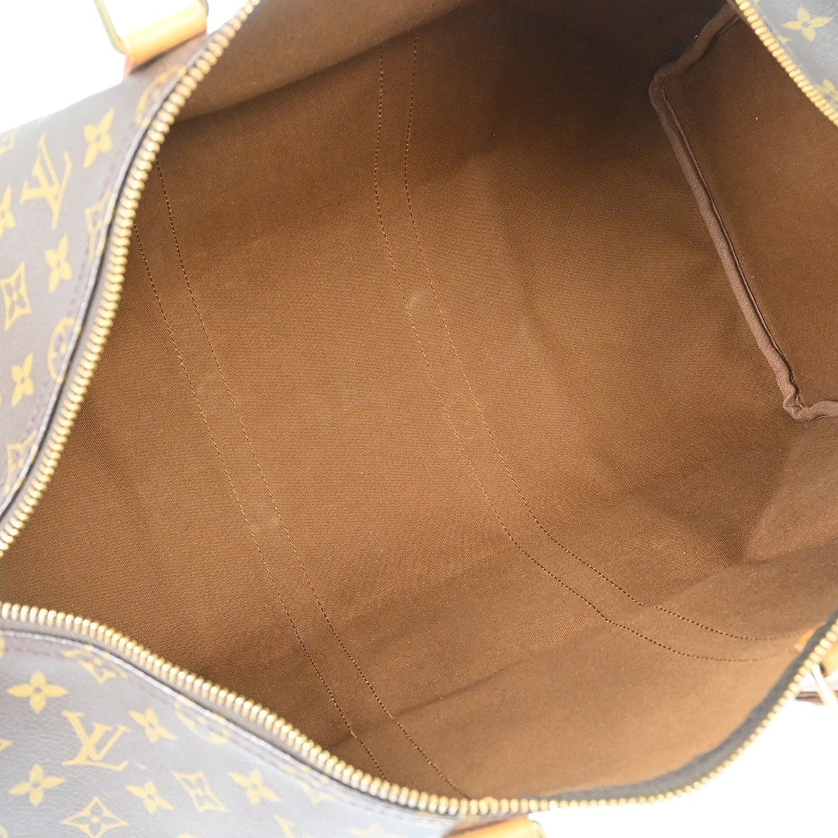 Louis Vuitton Keepall Monogram Canvas Brown Canvas Travel Bag Bag (Pre-Owned)