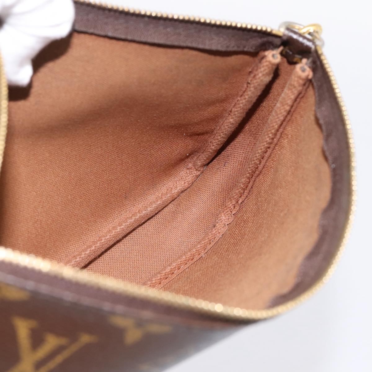 Louis Vuitton Pochette Accessoires Nm Monogram Canvas Brown Canvas Clutche & Pouche Bag (Pre-Owned)