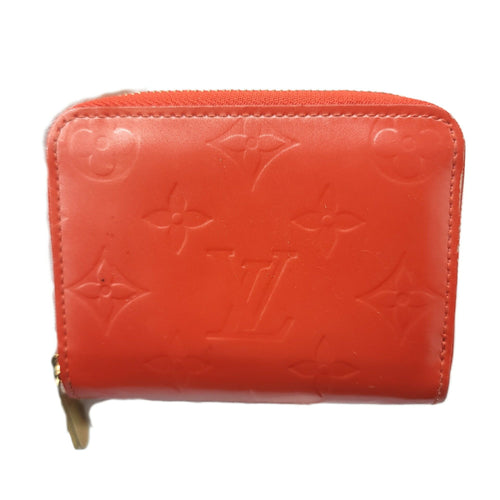 Louis Vuitton Zippy Coin Purse Orange Canvas Wallet  (Pre-Owned)