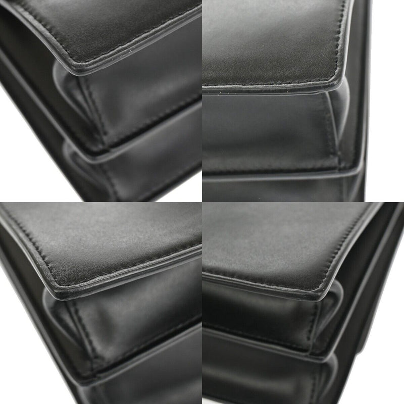 Fendi Bag Bugs Black Leather Handbag (Pre-Owned)