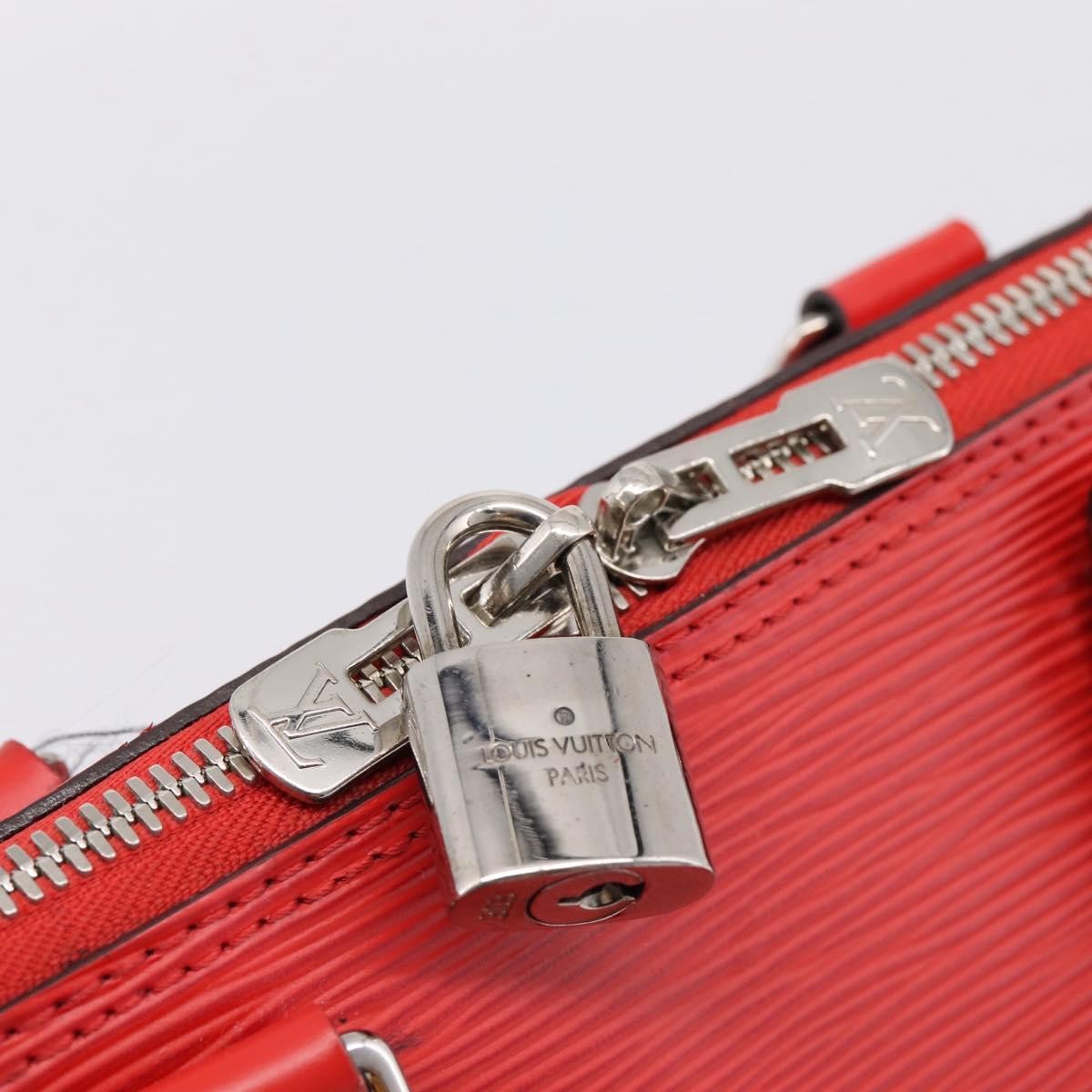 Louis Vuitton Alma Epi Red Leather Handbag (Pre-Owned)