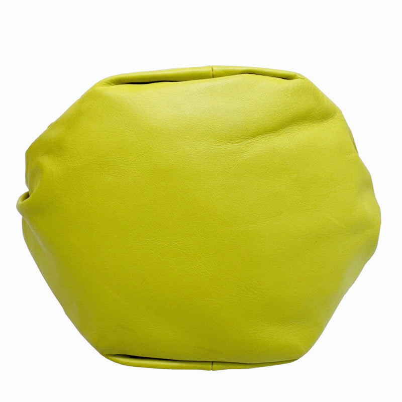 Bottega Veneta Green Leather Handbag (Pre-Owned)