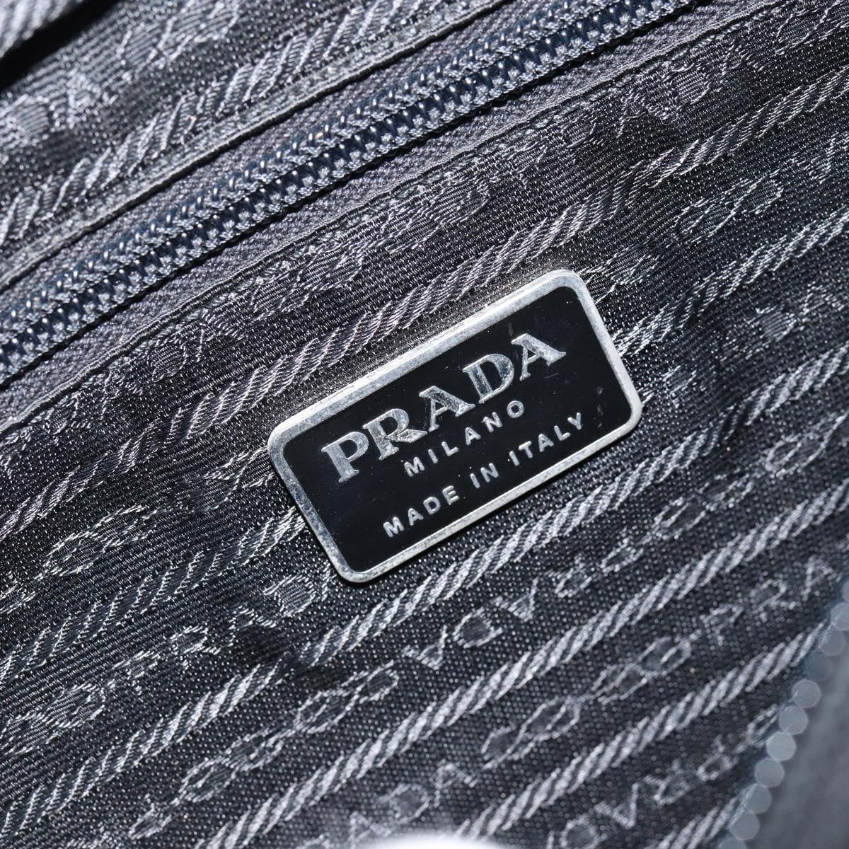 Prada Vintage Tote Tessuto Black Nylon Tote Bag Bag (Pre-Owned)