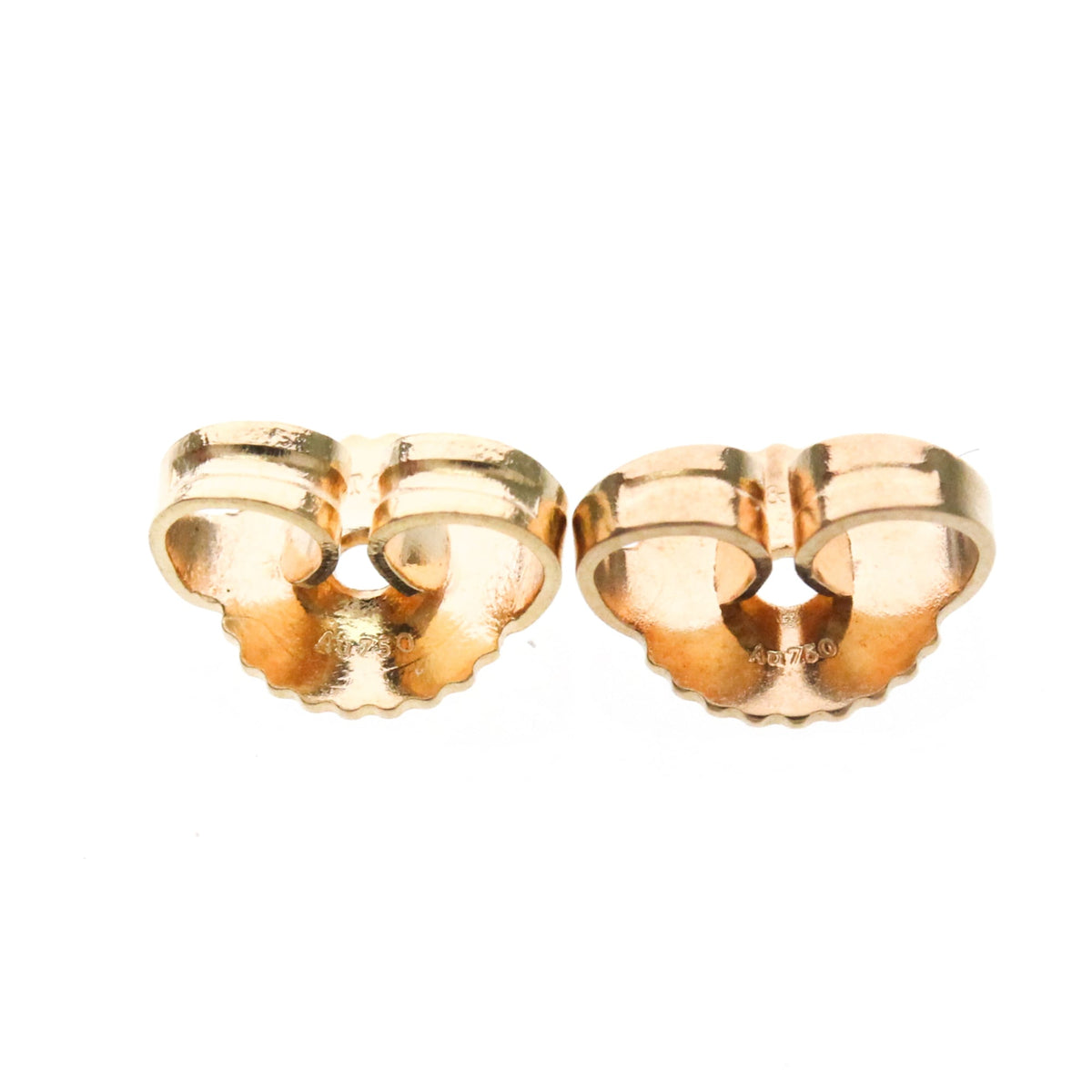 Tiffany & Co. Paloma Picasso Graffiti X Stud 18K Yellow Gold Pink Pink_Gold Earrings Jewelry (Pre-Owned)