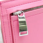 Bottega Veneta Intrecciato Pink Leather Wallet  (Pre-Owned)