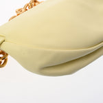 Bottega Veneta The Pouch Beige Leather Shoulder Bag (Pre-Owned)