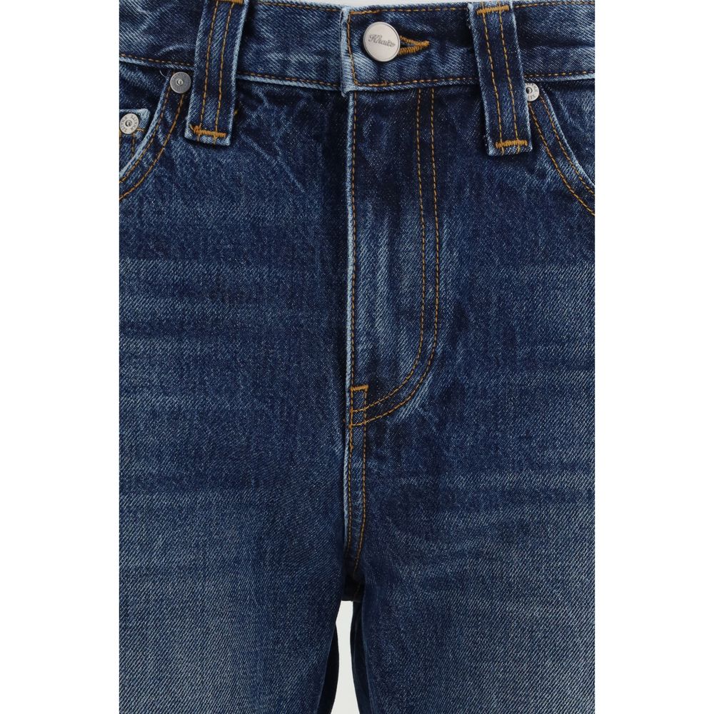 Khaite Blue Cotton High-Waisted Women's Jean