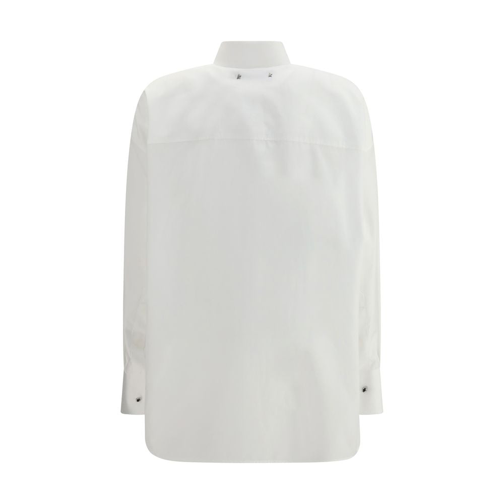 Golden Goose White Cotton Dress Women's Shirt