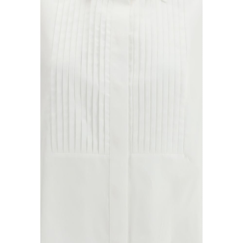Golden Goose White Cotton Dress Women's Shirt