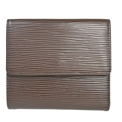 Louis Vuitton Porte Billet Brown Leather Wallet  (Pre-Owned)
