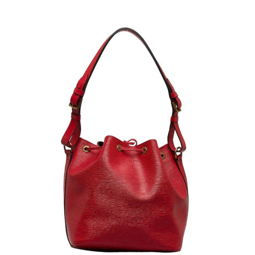 Louis Vuitton Red Leather Tote Bag (Pre-Owned)