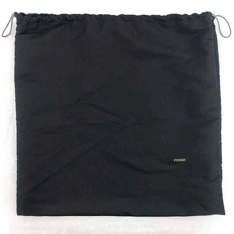 Fendi Zucchino Green Canvas Handbag (Pre-Owned)