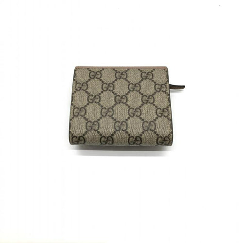 Gucci Marmont Beige Canvas Wallet  (Pre-Owned)