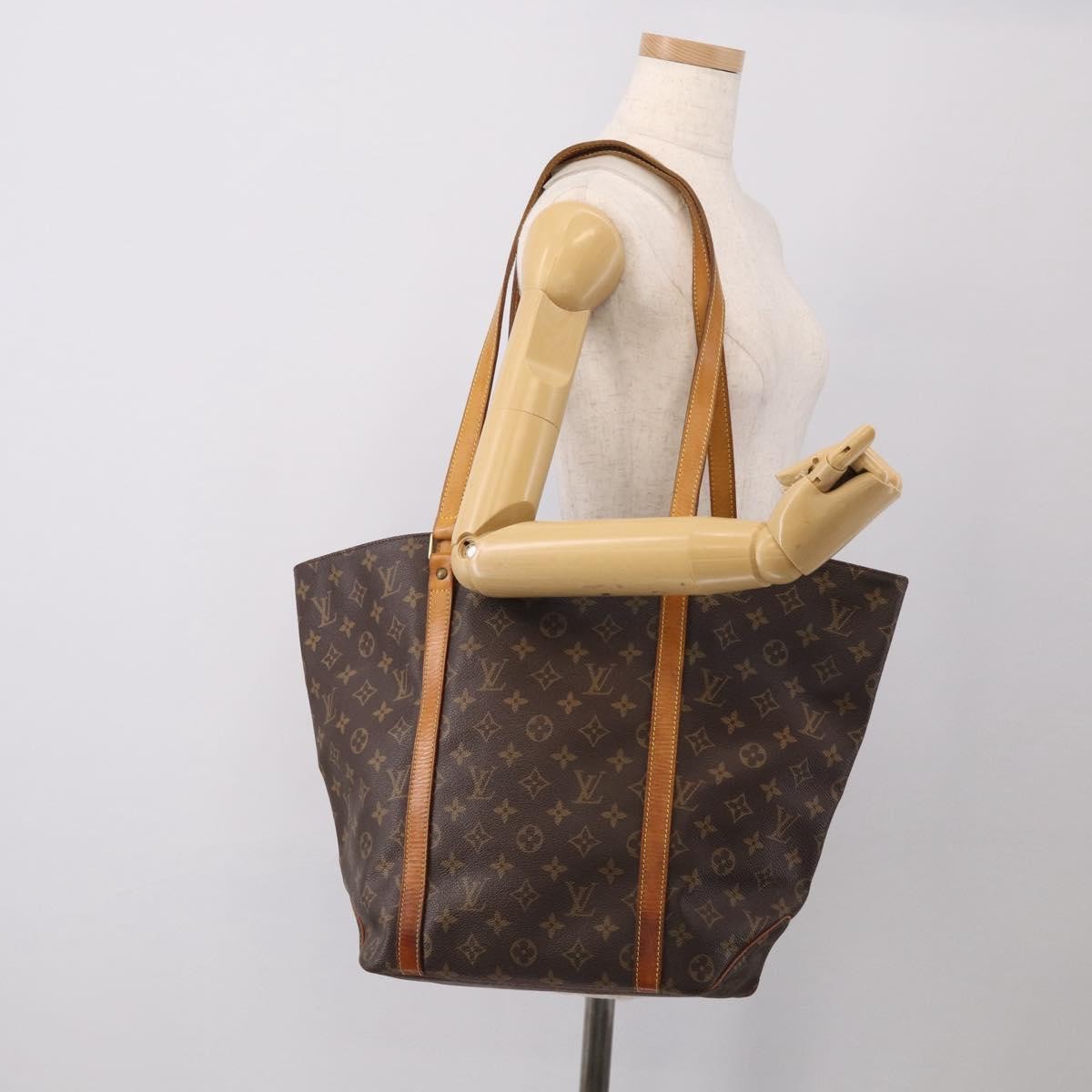 Louis Vuitton Shopping Sac Monogram Canvas Multicolour Canvas Handbag (Pre-Owned)
