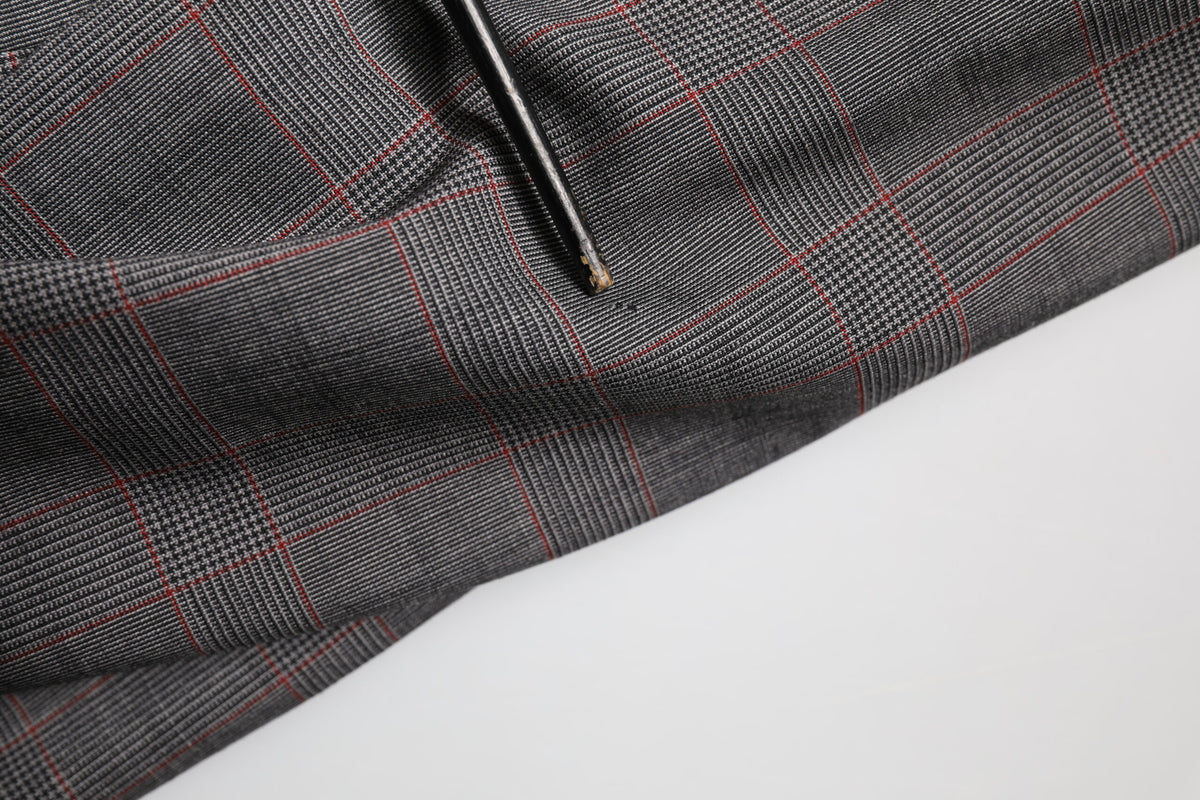 Dolce & Gabbana Gray Wool Single Breasted 2 Button Men's Blazer (Pre-Owned)