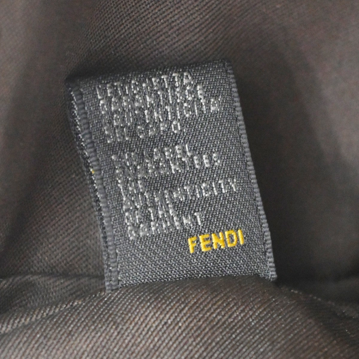 Fendi Shoulder Zucchino Canvas Brown Canvas Shoulder Bag Bag (Pre-Owned)