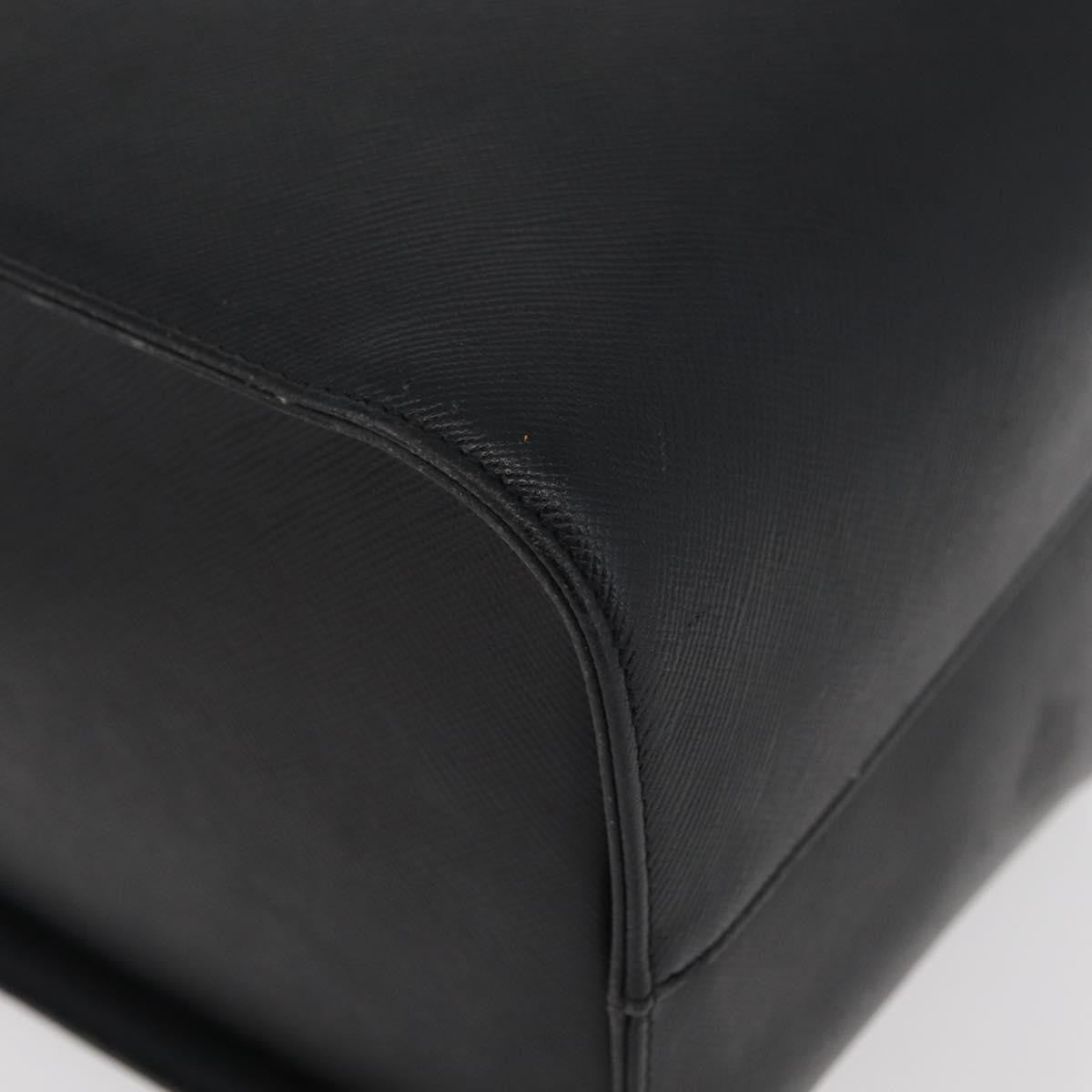 Givenchy Vintage Leather Black Leather Briefcase Bag (Pre-Owned)
