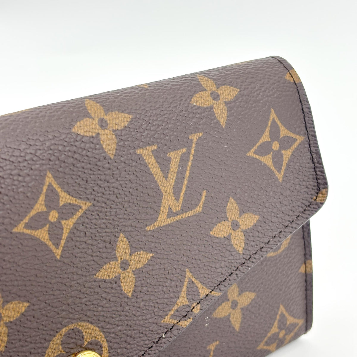 Louis Vuitton Jeanne Monogram Canvas Brown Canvas Wallets Accessory (Pre-Owned)