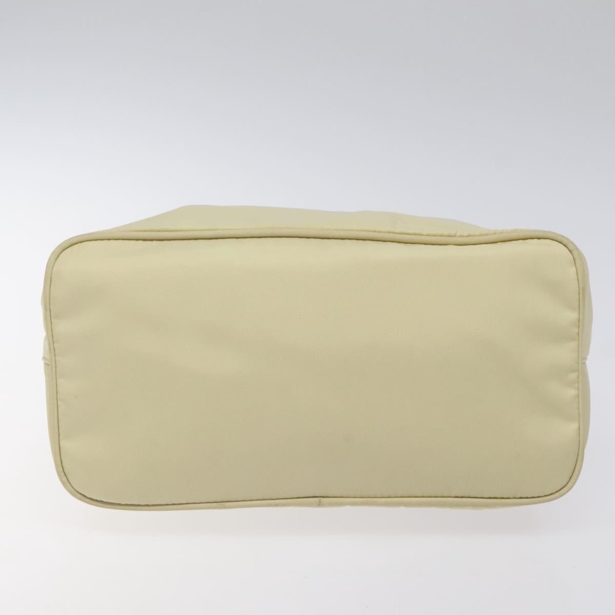 Prada Vintage Tote Tessuto White Nylon Tote Bag Bag (Pre-Owned)