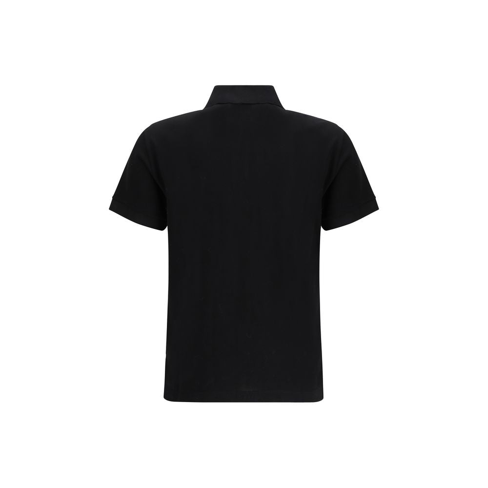 Fendi Black Cotton Polo Men's Shirt