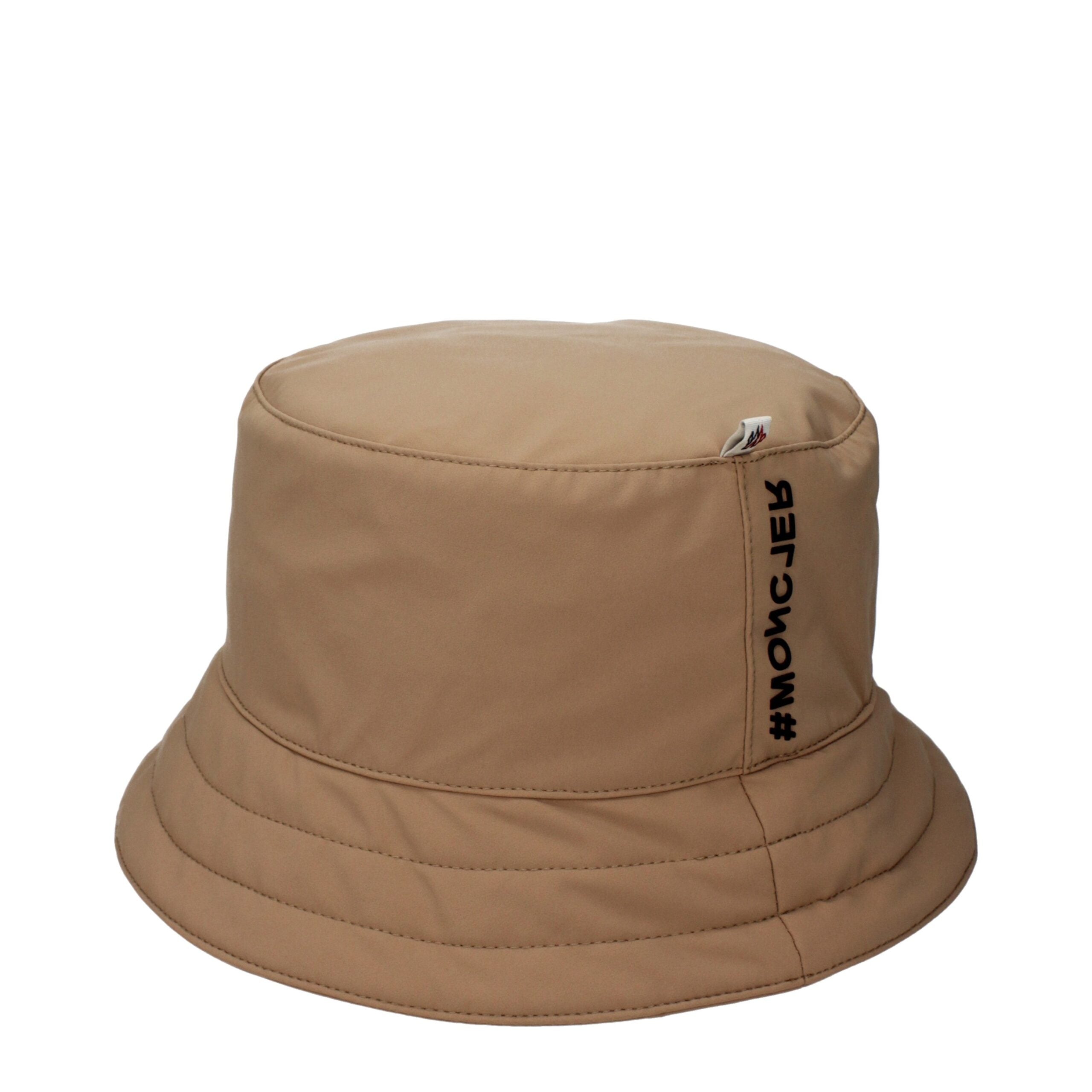 Moncler Beige Fabric Bucket Men's Hat