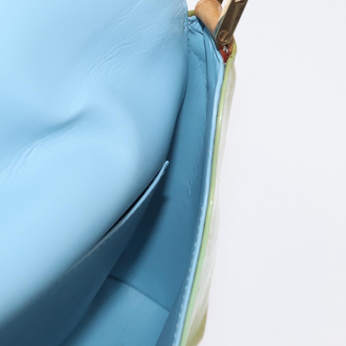 Louis Vuitton Thompson Street Monogram Vernis Blue Patent_Leather Shoulder Bag Bag (Pre-Owned)