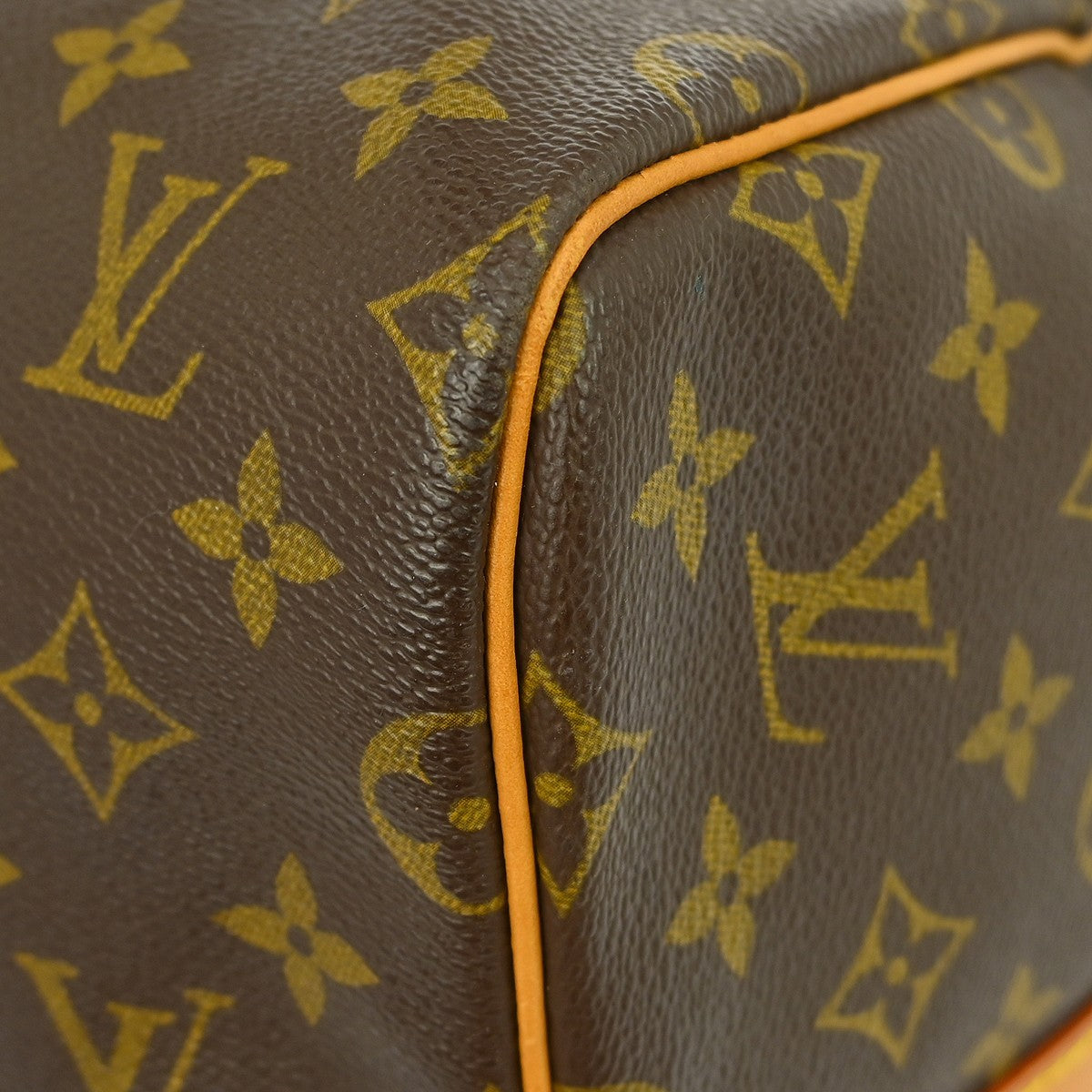 Louis Vuitton Keepall Bandoulière Monogram Brown Canvas Travel Bag Bag (Pre-Owned)