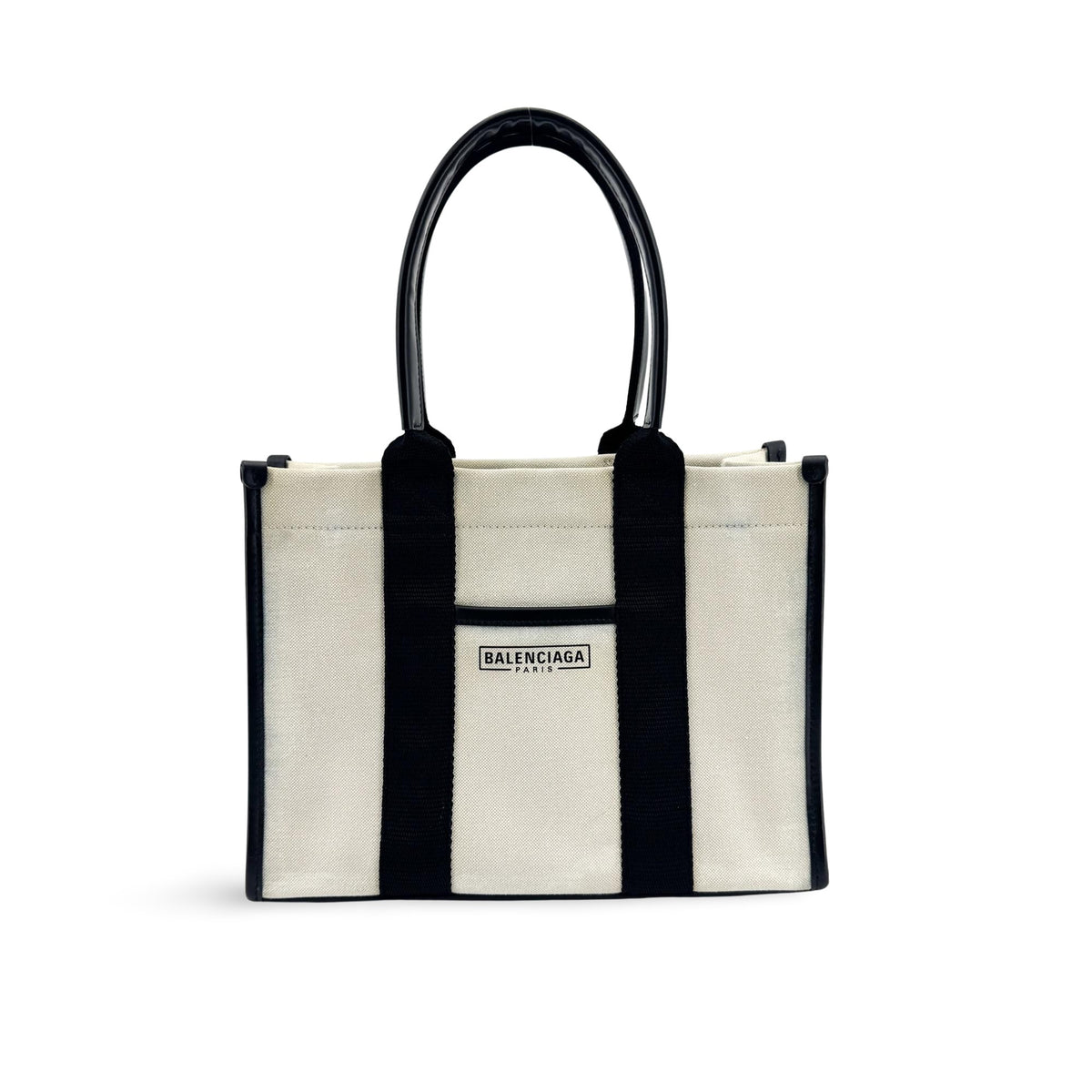 Balenciaga Hardware Canvas Black Canvas Tote Bag Bag (Pre-Owned)