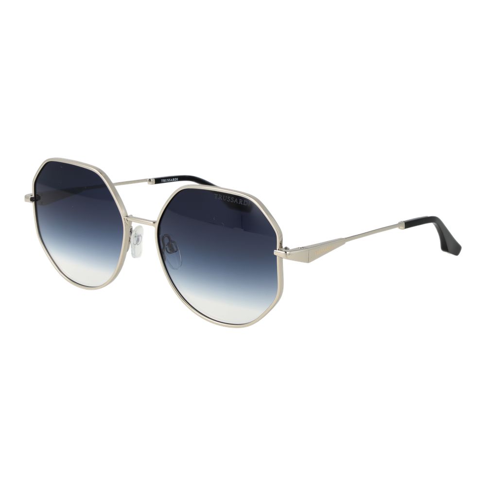 Trussardi Silver Metal  Sunglasses