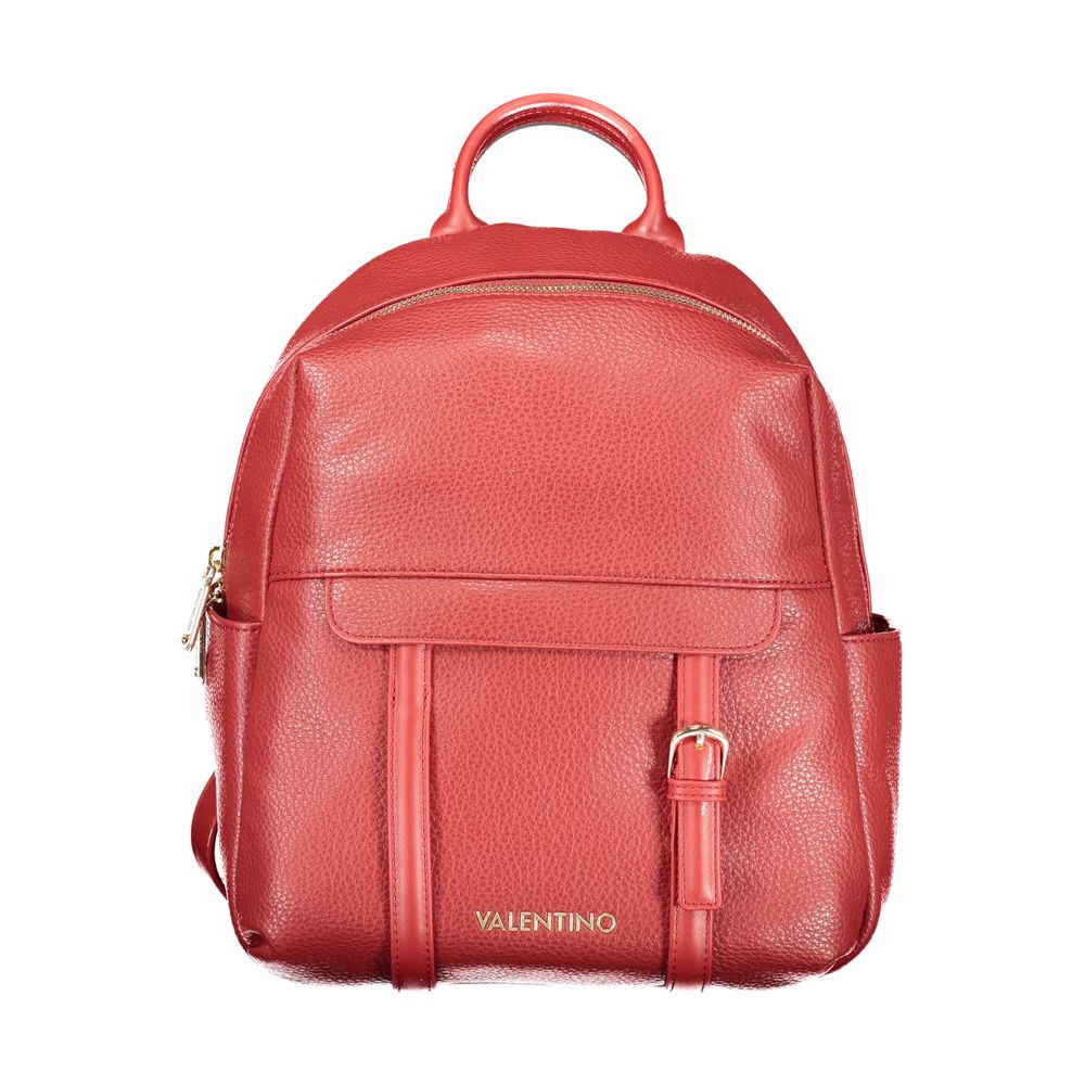 Mario Valentino Rosso Polyurethane Women's Women's Backpack