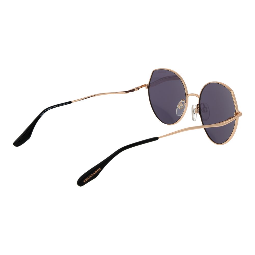 Trussardi Black Metal Women's Sunglasses