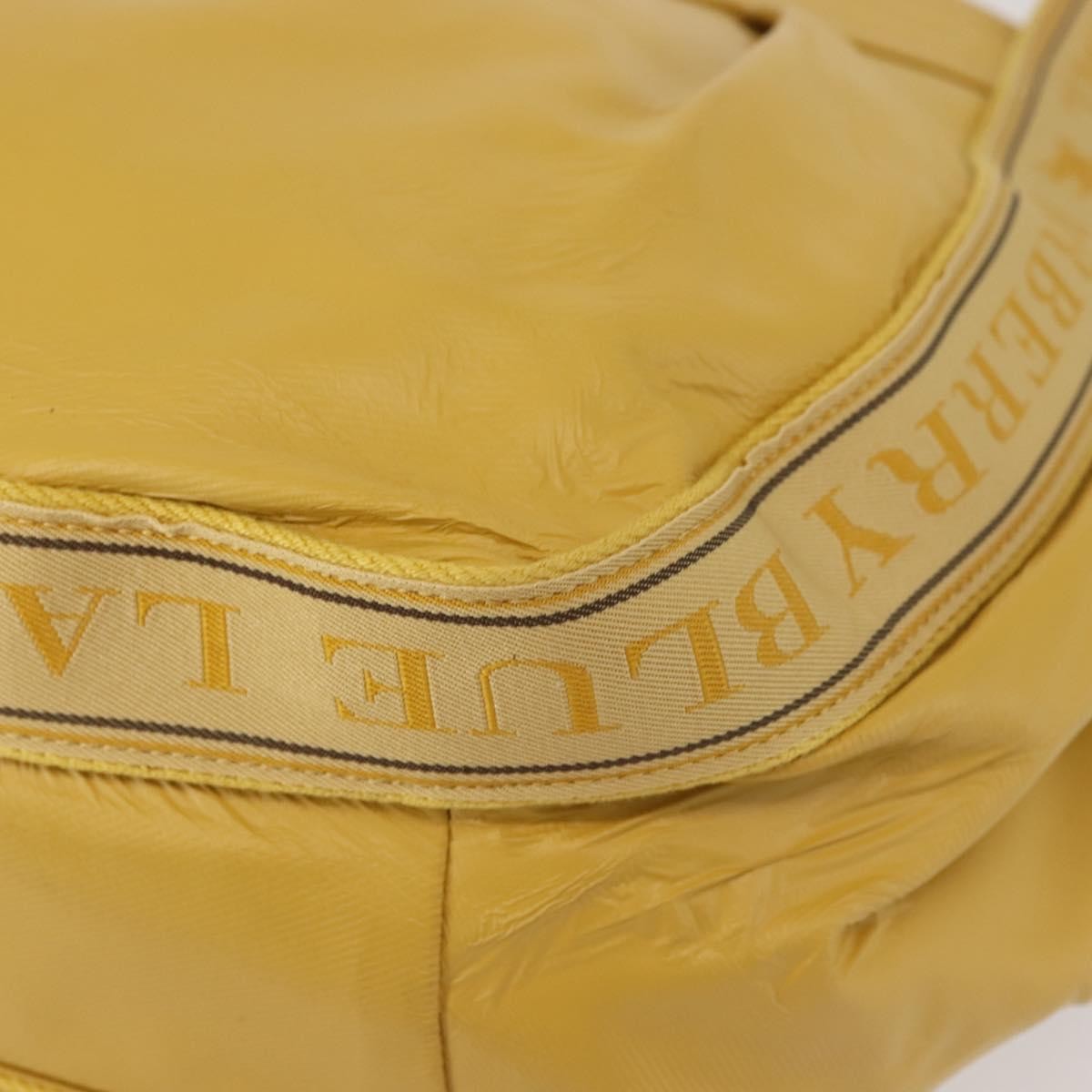 Burberry Blue Label Leather Yellow Leather Tote Bag Bag (Pre-Owned)