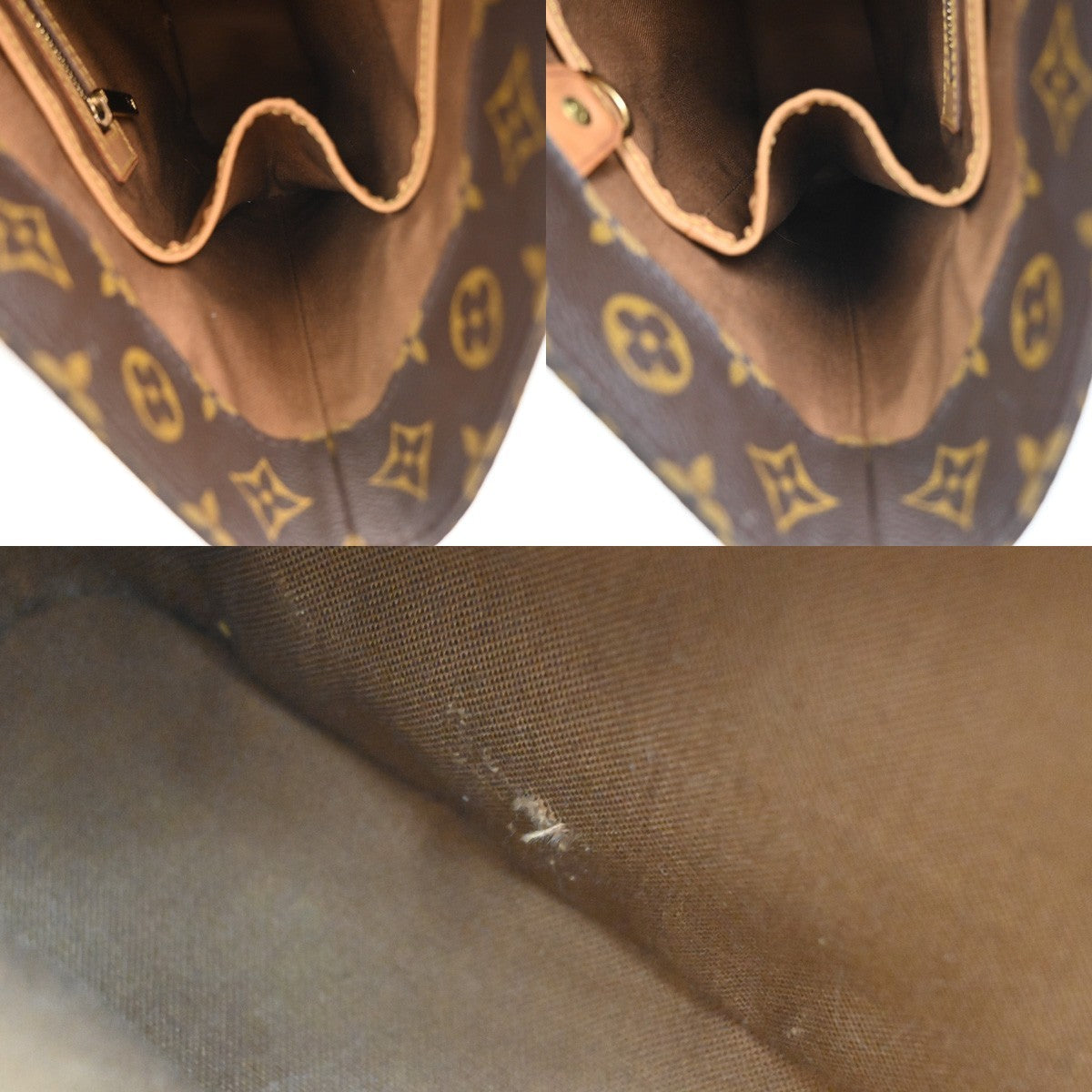 Louis Vuitton Vavin Tote Monogram Canvas Brown Canvas Tote Bag Bag (Pre-Owned)