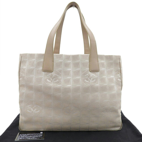Chanel Beige Synthetic Tote Bag (Pre-Owned)