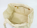 Prada Canapa White Canvas Handbag (Pre-Owned)