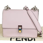 Fendi Kan I Pink Leather Shoulder Bag (Pre-Owned)