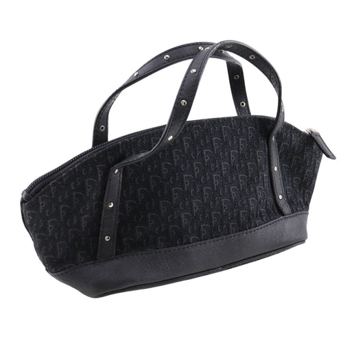 Dior Street Chic Black Canvas Handbag (Pre-Owned)