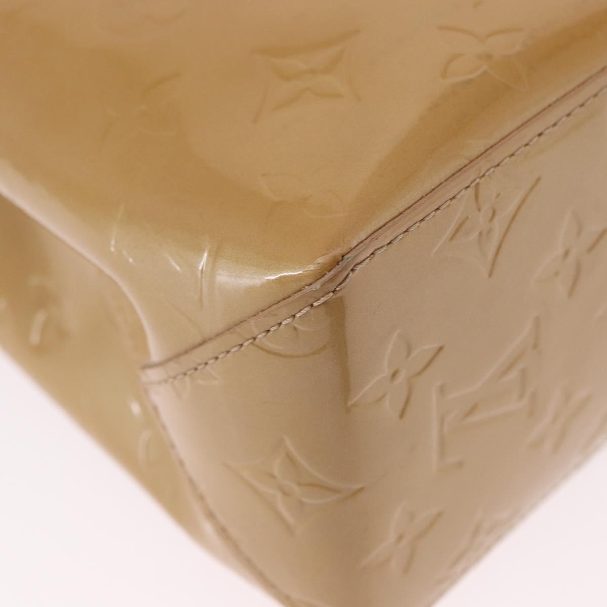 Louis Vuitton Reade Monogram Vernis Beige Patent_Leather Handbag (Pre-Owned)