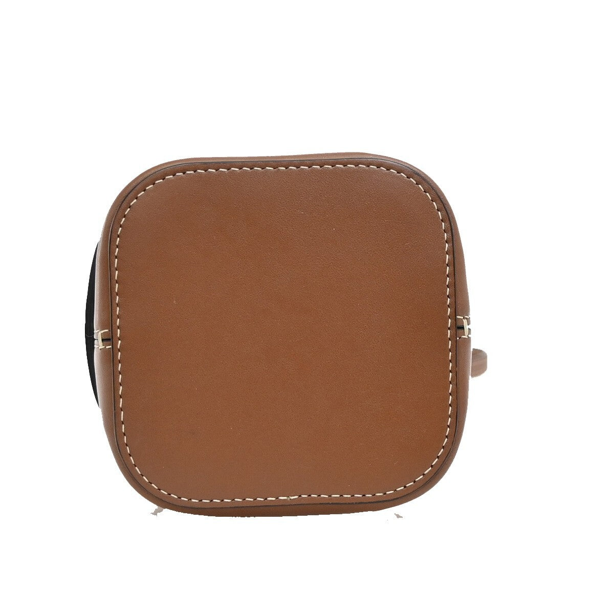 Celine Cuir Triomphe Box Leather Brown Leather Handbag (Pre-Owned)
