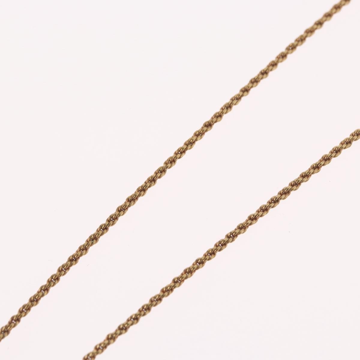 Christian Dior Cd Pendant Gold-Plated Gold Gold_Plated Necklace Jewelry (Pre-Owned)