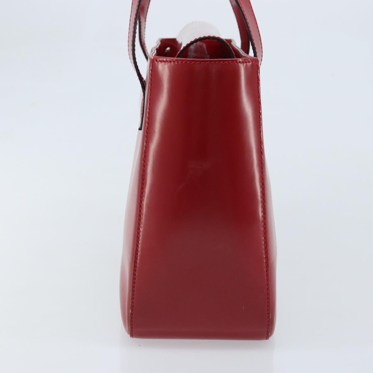 Celine Vintage Leather Red Leather Handbag (Pre-Owned)