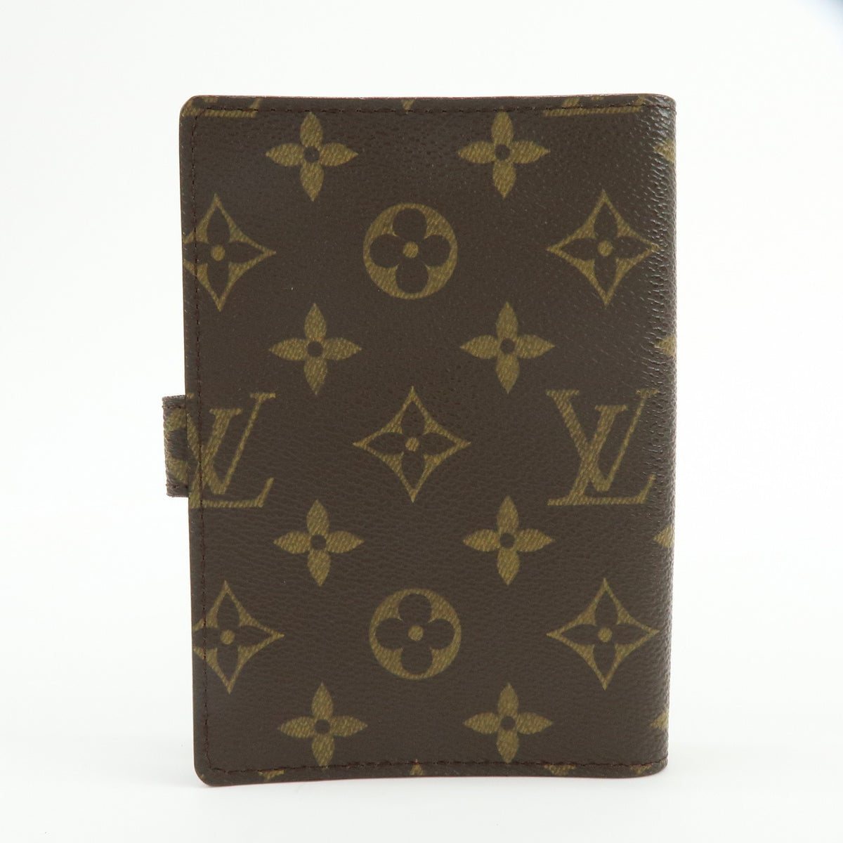 Louis Vuitton Agenda Cover Monogram Canvas Brown Canvas Wallets Accessory (Pre-Owned)